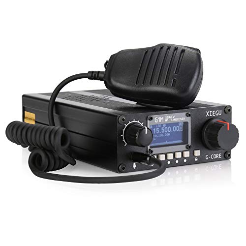 Xiegu G1M Transceptor de HF SDR HF Transceiver Emisoras Radioaficionado QRP Short-Wave 5W SSB CW Mobile Radio Walkie Talkie,Negro