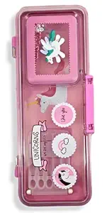 FunBlast Pencil Box Case for Kids ? Multi Layer Plastic & Metal Pen, Pencil Box ? Stationary Organizer Pencil Box for Kids, Boys and Girls School Supplies