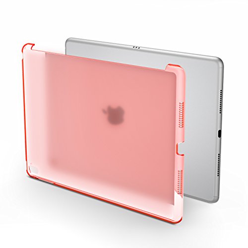 MoKo Hülle für iPad Pro 9.7 - Ultra Slim Translucent Hart Polycarbonate Schale Schutzhülle Case Cover für Apple iPad Pro 9.7 Zoll 2016 Modell Tablet, Matt Orange (Auch für iPad Pro Offizielle Tastatur)