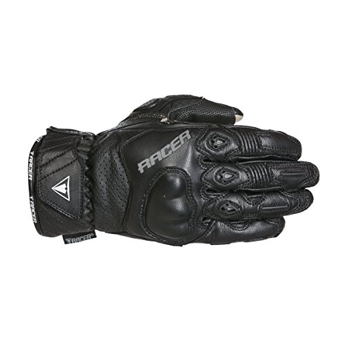 Racer 20432 Moto Short Sport 2 Guantes para señoras, Negro, Talla M