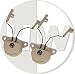 Produktbild AIRSOFT FMA USSF OPS CORE BUMP HELMET RAIL ADAPTERS SET TAN DE for PELTOR HEADSET