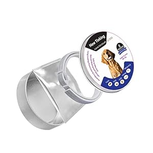 Sue Supply Collar para perros de 8 meses de protección, ajustable e impermeable, la mejor solución de plagas naturales para perros/gatos