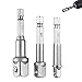 Produktbild 3Pcs Power Handwerkzeuge Steckdosen Adapter Sets, Hex Square Nut Driver Power Bohrer Impact Socket Verlängerung Bit Adapter Set 1/4 "3/8" 1/2 "Drive Power Drill Adapter Set