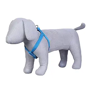 Pets Like Dog Polyester Regular V Harness Sky Blue(Small),GE-PL0016F