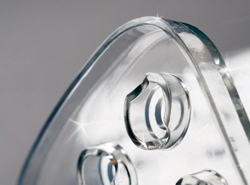 Wenko 2005570100 Spülbeckeneinlage Kristall – extra stark, eckig, Kunststoff, cm, Transparent - 5