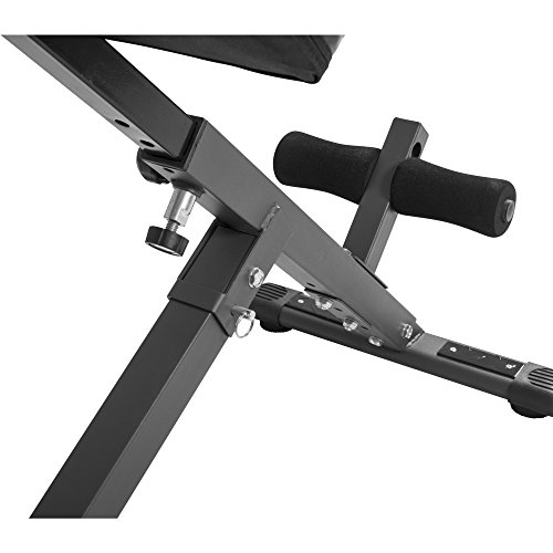 GYRONETICS E-Series Rückentrainer klappbar Hyperextension – Bauchtrainer mit gepolsterter Beinfixierung - 8