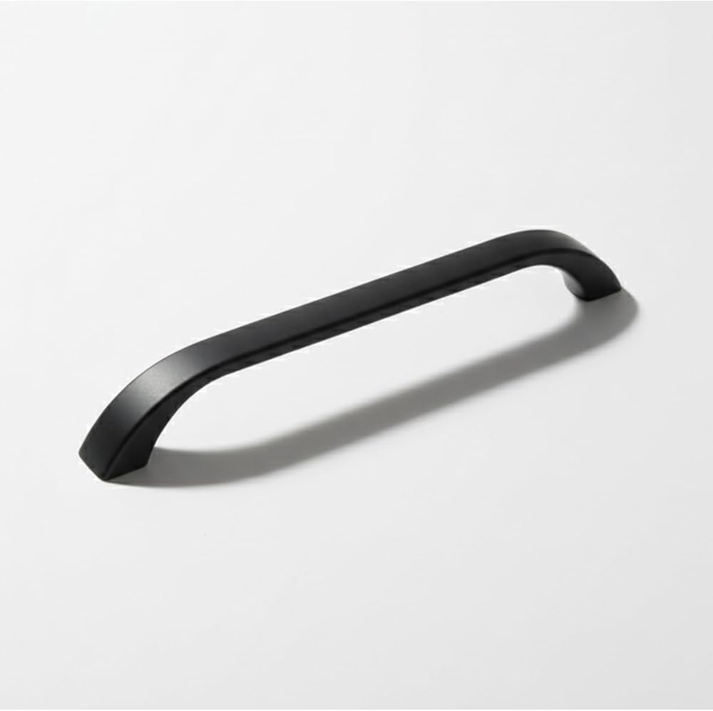 Göksu Siyah Metal Mutfak Dolap Kulpları, Çekmece Kapak Kulbu, Mobilya Kulp (160 mm, Adet, 1)