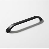 G&ouml;ksu Siyah Metal Mutfak Dolap Kulpları, &Ccedil;ekmece Kapak Kulbu, Mobilya Kulp (160 mm, Adet, 1)