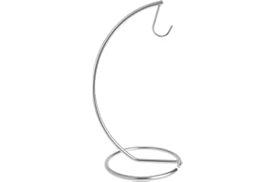 Gszfsm001 - Appendiabiti a banana, per appendere frutta, decorazione per soggiorno, colore: Argento