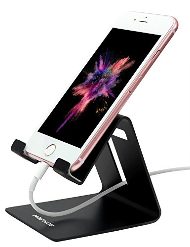 NOPNOG Cellulare Stand per scrivania Leggero Titolare per iPhone X/8/7/ 6 Plus più Samsung Galaxy S7/S8 Google Nexus, Lumia, Tablet iPad