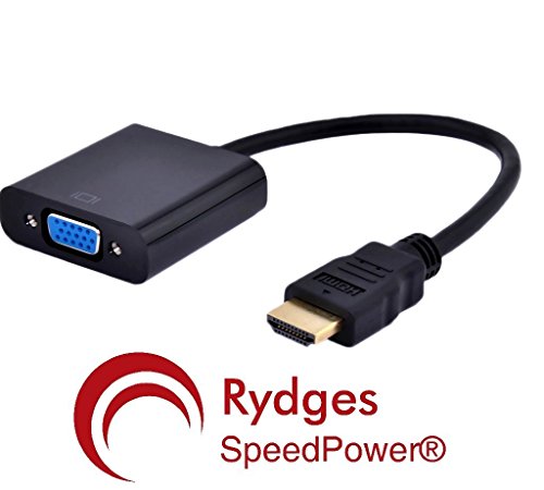 Rydges SpeedPower HDMI Stecker Male zu VGA Buchse Female Adapter Konverter Kabel 1080p für PC Laptop DVD HDTV Beamer - 2