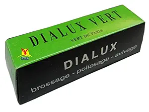 zhart Metal Polishing Compound Rouge bar for polishing Cleaning Abrasive Finishing Stropping Buffing Green for Fine Finish on Silver Chrome Jewellery (110 Grams)