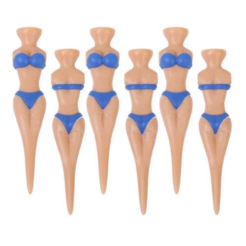 6pcs-Bikini-Model-Golf-Tees-Divot-Tools-Novelty-Gift-78mm