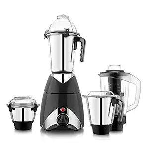 Kitchen Kit 750 Watt Juicer Mixer Grinder with 3 Stainless Steel & 1 Poly carbonate Jars