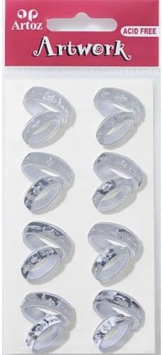 Silver Marriage Rings Craft Embellishment