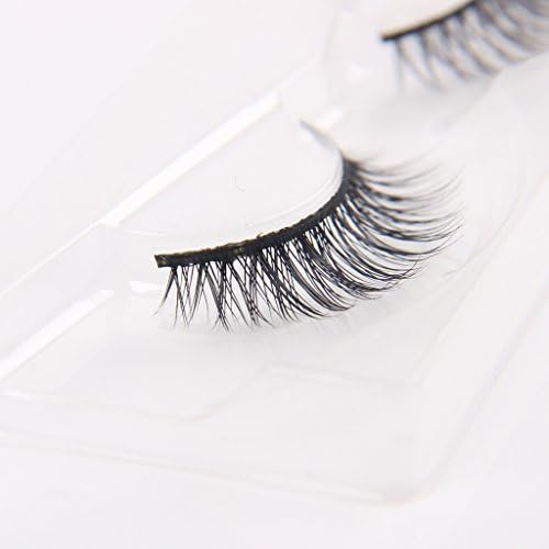 Arimika Handmade Lightweight Natural Short False Eyelashes For Makeup 1 Pair Pack