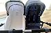 Double Pushchair for Different AgesOne Carrycot + 2 Chairs + AccessoriesGrey + Blue.