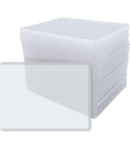 QUARKZMAN Fotokartenhalter 10 Stück - Holographische Kartenhüllen Für Sammelkarten