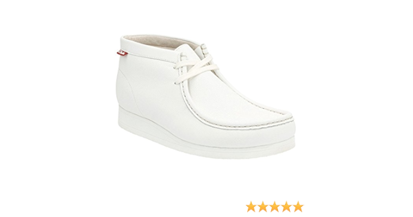 all white wallabees