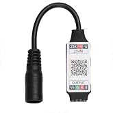 Rgb Şerit Led Kontrol Cihazları - Bluetooth, Sese ve M&uuml;ziğe Duyarlı, 24 Tuşlu - 6 Amper, 10 Metreye kadar Rgb Şerit led &Ccedil;alış