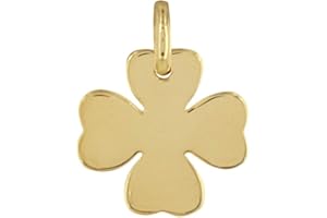 LES POULETTES BIJOUX - Pendentif Plaqué Or Trèfle