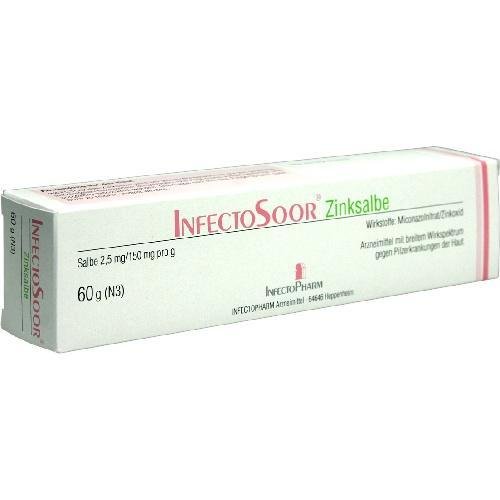 Preisvergleich Produktbild INFECTOSOOR ZINKSALBE 60g Salbe PZN:8862066