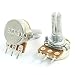 Produktbild TOOGOO (R) 5 Stueck Einzel Einstellung Oben Schalten Raendelwelle Potentiometer 10K Ohm