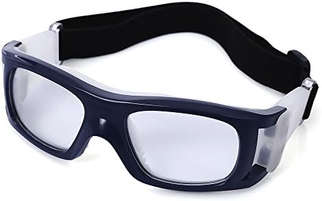 Leopard Shop DX070 Outdoor Sport Football Basketball Skiing Protective Goggles with Myopia Lens - Purplish Blue