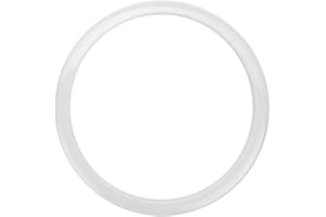 Ahead Bass Drum O's Schlagzeug Port Hole, 6-Zoll Durchmesser, Weiß