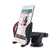 Produktbild iVoler Handyhalterung Auto Phone Halter Verstellbaren Handy KFZ Halterung mit Universal Haltearme 360°drehen Autohalterung für Windschutzscheibe und Armaturenbrett für iPhone 7 6S Plus 5S 5C SE, Samsung Galaxy S7 Edge, Huawei P9 Lite, LG, GPS, MP3 und andere Smartphone (Schwarz/Rot)
