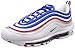 Produktbild Nike AIR MAX 97 Sneaker Herren Weiss/Blau/Rot - 42 - Sneaker Low