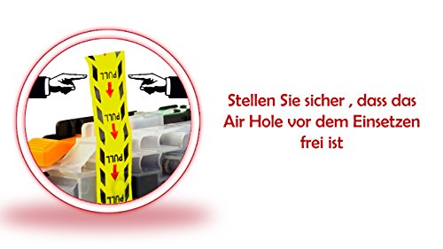 Liondo® kompatible 5er Pack Tinten / Druckerpatronen für Brother LC-221 / LC-223 (2 Schwarz, 1 Blau, 1 Gelb und 1 Magenta) für Farbtintenstrahl-Multifunktionsdrucker – Brother DCP-J4120 DW | Brother MFC-J4420 DW, MFC-J4620 DW, MFC-J5320 DW, MFC-J5620 DW, MFC-J5720 DW, Schwarz (BK) je 20ml, Color (C, Y, M) je 10ml - 3