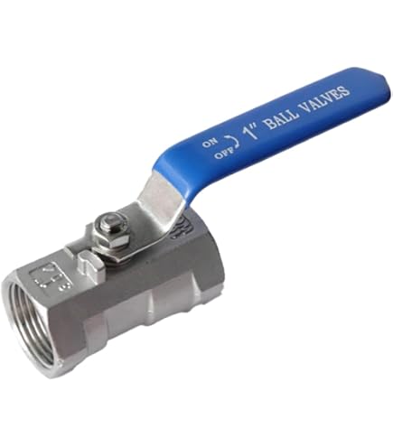 Valvola A Sfera 1 Pollice PN40 - In Ottone Nichelato, Con Leva | Per Uso Industriale E Domestico - Foto 5