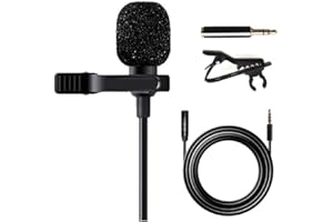 Maono AU-403 Lavalier 3.5mm Jack Omnidirectional Condenser Clip On Lapel Microphone for Broadcast, Filmmaking, Content Creation, Voice Recording, Live Streaming, YouTube, TikTok, Facebook, Interview