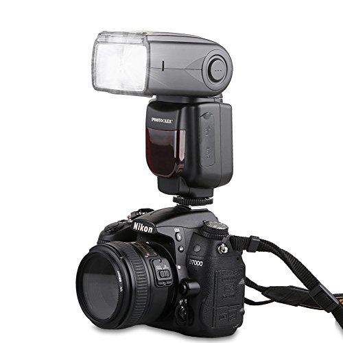 PHOTOOLEX M800N 1   8000s Flash Speedlite Nikon i-TTL   TTL Speedlite pour Nikon D7200 D7100 D7000 D5200 D5100 D5000 D3000 D3100 D300 D300S D700 D600 et d autres appareils photo reflex num  riques  DSLR 
