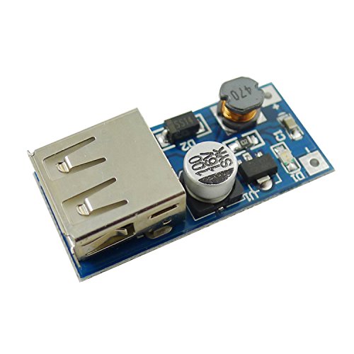 Aihasd 0,9V-5V a 5V DC-DC Convertidor de Voltaje USB Boost Step-up de presión Módulo de alimentación