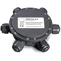 Leds-c4 accesorio - Caja conexiónes estanca ip68 1m negro
