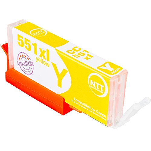 N.T.T.® SET 5 kompatible Druckerpatronen für Canon PGI-550 / CLI-551 XL - 6