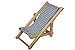 Produktbild Liegestuhl - Miniatur für Puppenstube / Puppenhaus Maßstab 1:12 - Strandmöbel - Gartenmöbel - Gartenstuhl - Strand Urlaub
