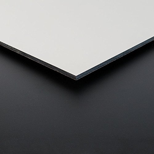 Preisvergleich Produktbild 6mm HPL Platte 70x50 cm weiß Fassadenplatten