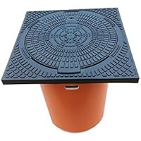 Schachtverlängerung DN400 Schachtabdeckung Kanaldeckel KG Rohr Kontrollschacht