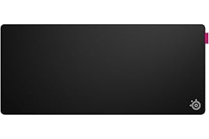 SteelSeries QcK XL Performance Speed Gaming Mousepad - Extra density for a smooth glide - Low-profile edge stitching - Non-slip neoprene rubber base - 900 x 400 mm size - FPS, MOBAs, RTS, MMO