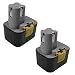 Produktbild 2x Hochleistungs Ni-MH Akku, 7,2V / 2000mAh ersetzt Panasonic EY-9168 EY-9168B EY-9065 EY-9066 EY-9165 EZ-9168 EZ-9065 EZ-9066 EZ-9165 PA-724 für Kartuschenpistole EY-3653 EY-3653CQ EY-3654 EY-3654CQ EZ-561 EZ-562 EZ-6265 EZ-6265X EZ-6266