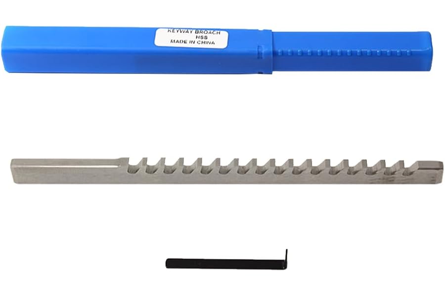 Push-Type Keyway Broach with Shim Metric Sized High Speed Steel Cutting Tool Knife For CNC Machine B1-4mm