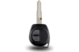 KUYUANSU Llave de Coche para Suzuki, 2 Botones de Repuesto, Carcasa de Llave remota, Carcasa Fob para Suzuki Grand Vitara Swift Igins Alto SX4