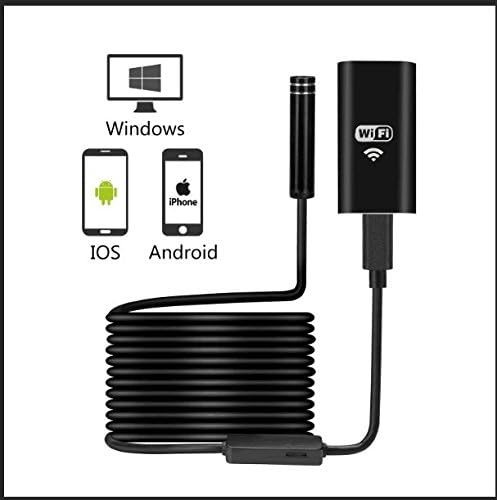 Android/iOS/tablet/windows wi-fi endoscope 10m, 8mm lens, 8 leds, hard cable