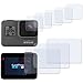 Produktbild Schutzfolienset für Gopro Hero 5 Black - jeweils 5 x Frontscheibe kar/wie unsichtbar + 3 x Display matt/entspiegelnd