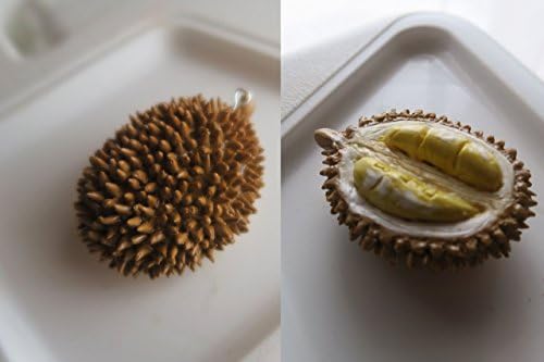 Durian Fruit Necklace - Fruit Jewelry - Fruit necklace - Miniature Food Jewelry, durian necklace, food jewelry