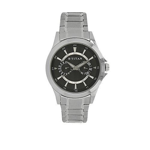 Titan Mens Contemporary Chronograph/ Multi Function Work Wear Mineral Crystal, Quartz, Analogue, Water Resistant Wrist Watch RS.9157 (15.00% Off) - Amazon