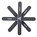 MAKARTT® 10pcs/ pack Professional Nail Files Washable Double Sided Emery Board 100/180, 120/240, 180/240 Grit Nail Buffering Files (120/240 Grit)
